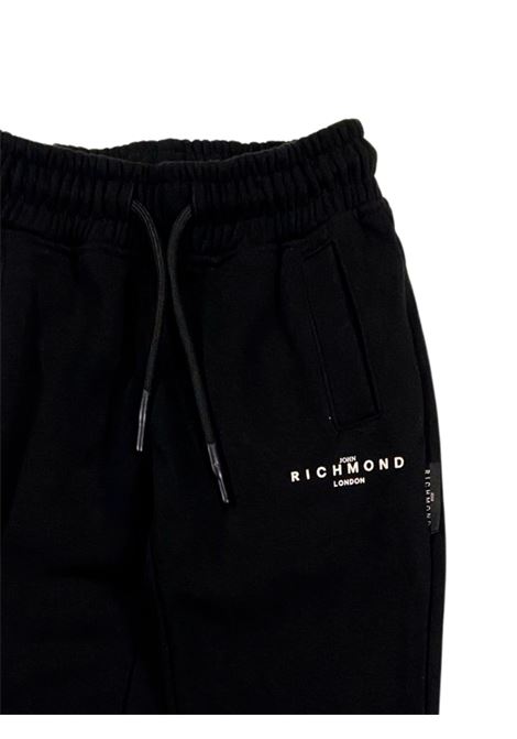 Pantalone bambino nero in cotone JOHN RICHMOND | RBP25006PA/MANERO